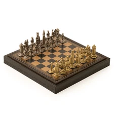 Italfama Camelot Chess Set + Leatherette chessboard