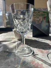 GORHAM King Edward Iced Tea Glasses Set Of 6 -Vintage Crystal, 7 1/8”