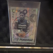 Topps Chrome Patented Insert Anthony Edwards Minnesota Timberwolves Card