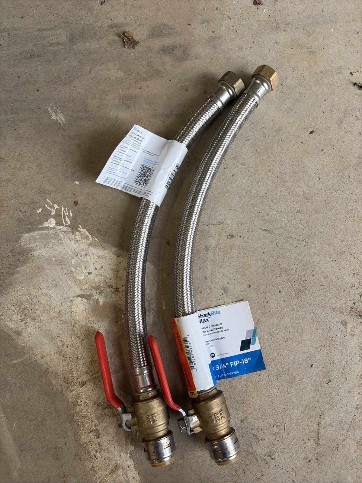SharkBite Max 3/4 in. Push-to-Connect x 3/4 in. FIP x 18 in. Braided Stainless S