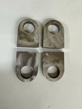 Lot Of 4 Trailer Ramp Hinge Weld On 2”x2.75” For 1” Pin Rounded End