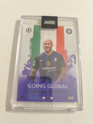Topps Total Football 24/25 Dimarco Going Global /25 Purple Internazionale Milan
