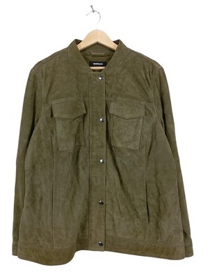 WALBUSCH Übergangsjacke Damen Jacke Gr. DE 44 khaki Casual-Look