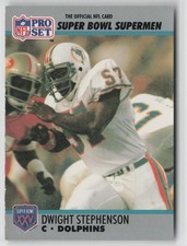 1990 Pro Set Super Bowl XXV Silver Anniversary - Dwight Stephenson #72