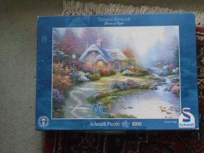 Schmidt Puzzle 1000 Teile 57451 -Everett's Cottage-  THOMAS KINKADE