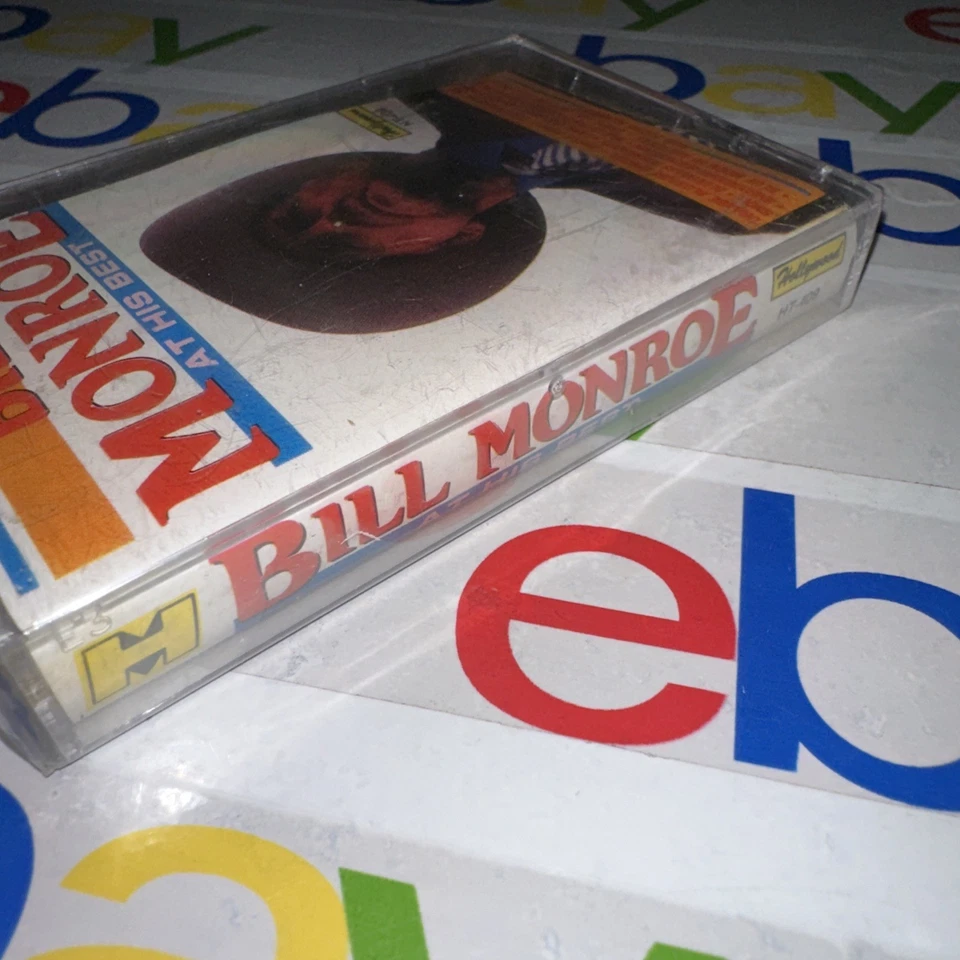 Bill Monroe At His Best 1989 Cassette Tape - Image 3 of 3