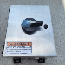 SAGINAW CONTROL SCE-10086ELJSS Stainless Steel Electrical Box Used