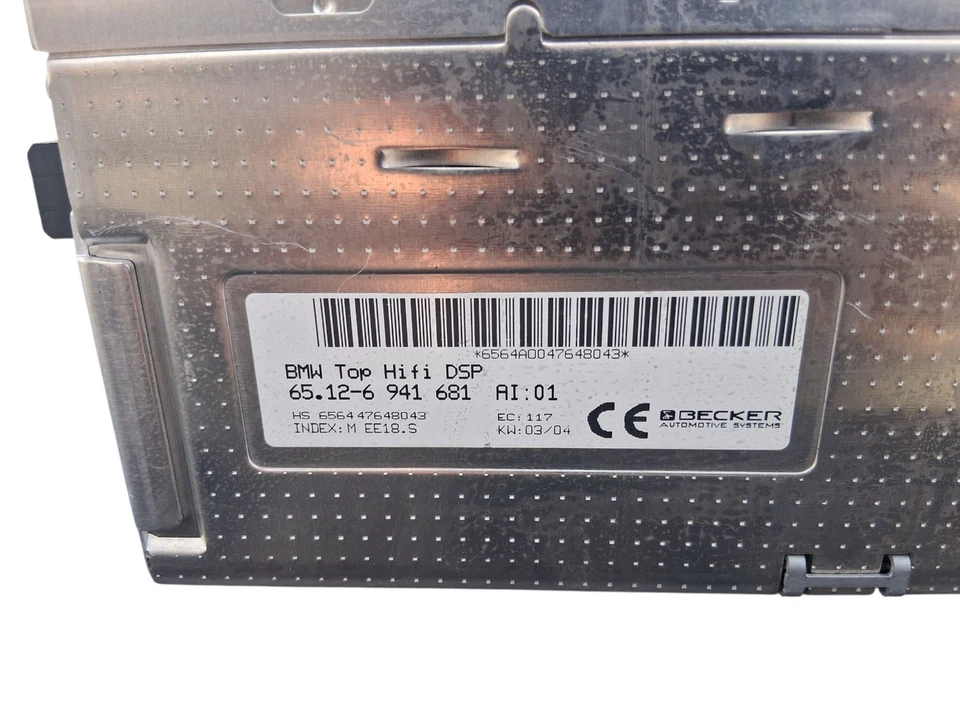 2002-2008 BMW 745i 750i 750Li 760Li Logic7 Radio Amplifier 65.12-6 941 681 - Bild 2 von 4