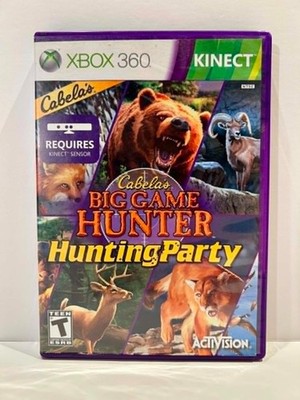 Cabela's Big Game Hunter: Hunting Party Xbox 360 CIB Tested & Working