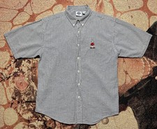 VTG 90s Looney Tunes Classic Bugs Bunny S/S Button Up Shirt Large 100 Cotton