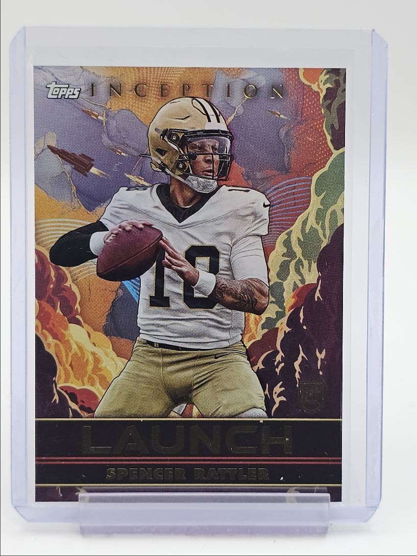 SPENCER RATTLER 2024 TOPPS INCEPTION ROOKIE LAUNCH CASE HIT SP RC Q4841