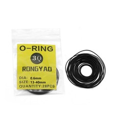 0.5/0.6/0.7/0.8mm Watch O-Ring Waterproof Rubber Gaskets Watchmaker Accessories