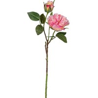 Kunstblume Gartenrose, 4Er Set, Farbe Rosa, HöHe Ca. 58 Cm