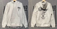 Stussy World Tour Hoodie Sport Grey Heather Men New Streetwear S-5XL