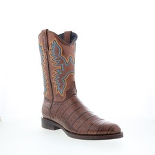 Dingo Trail Boss Herren Braun Leder Stiefel 43