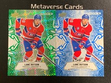 2024-25 Upper Deck Ice Hockey Emerald Green #133 Lane Hutson RC Rookie Lot*2