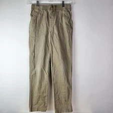 Wonder Nation Kids Khaki Pants Size L 10-12 Elastic Waist Uniform