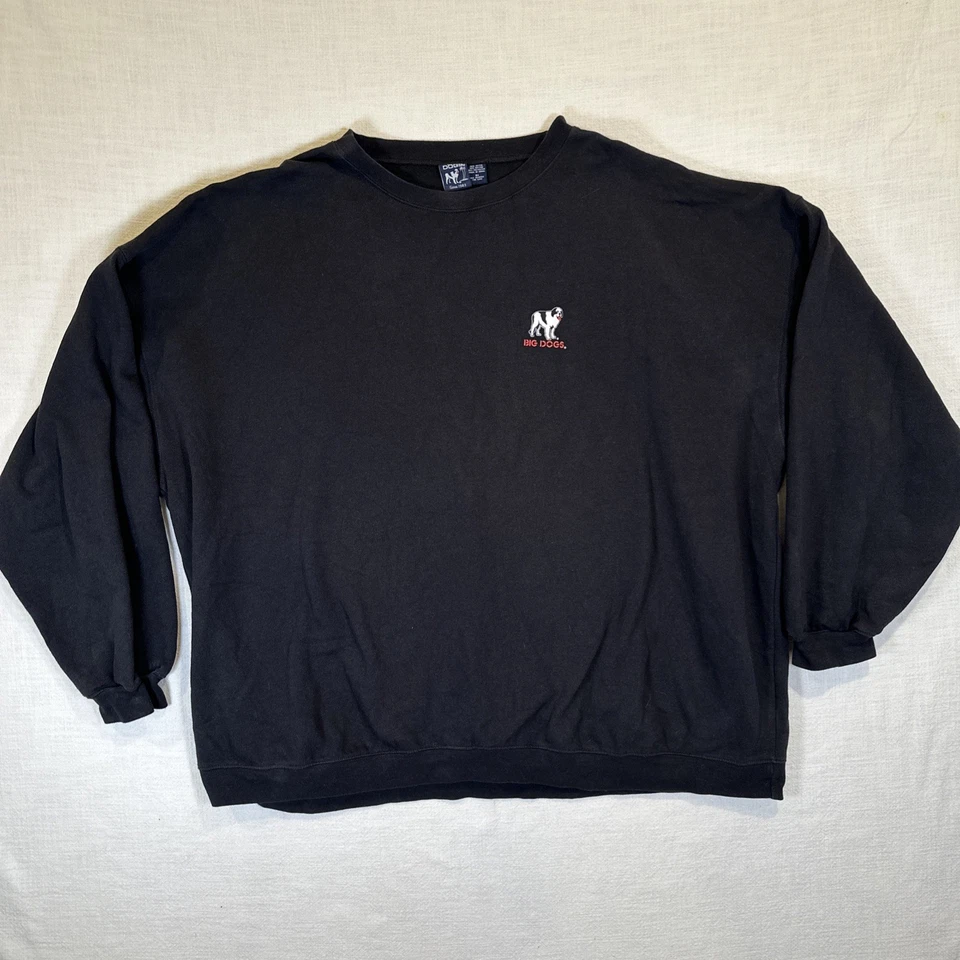 Big Dogs Men's 5XL Black Pullover Sweatshirt Authentic 'Freedom Isn't Free' Y2K - Image 2 of 4