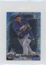 2017 Bowman Chrome Minis Base Rookies Blue Shimmer Refractor Orlando Arcia y0i