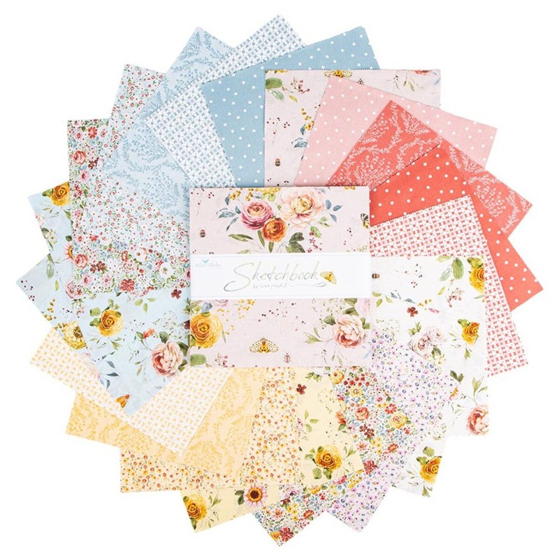 SKETCHBOOK Stacker Pack from Riley Blake - (42) 5" fabric squares