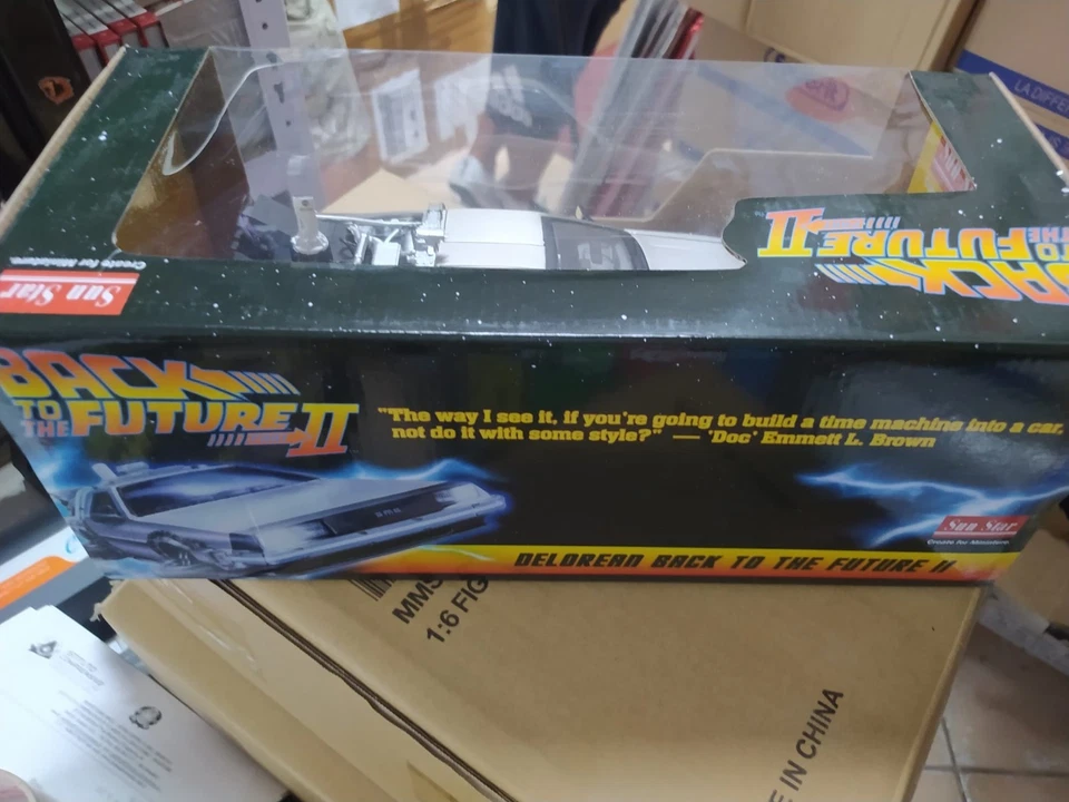 SUN2710 Sun Star Delorean Back to the Future Part II 1/18 Ritorno Al Futuro - Immagine 4 di 4