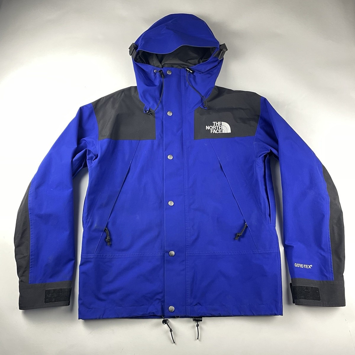 North Face 1990 GTX Mountain Jacket Mens Size M Blue Black Shell