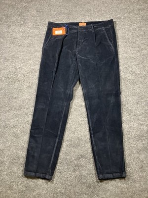 Italian Pinwale Corduroy Navy Blue Pauri & Casati Men s 38X32 Pants NWT s