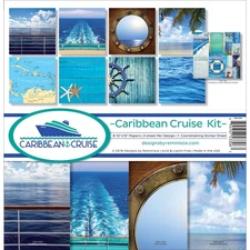Reminisce CRU200  Collection Kit 12"X12"-Caribbean Cruise