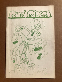 1949 W.I.F.U. (CFL) FOOTBALL PROGRAM: SASKATCHEWAN at CALGARY OCT 22 6X9