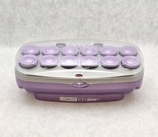 Clairol Custom Care Setter Velvet Flocked Hot Rollers Hair Curlers W/clips KF-20