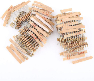 Resistors, 1000Pcs 1/2W1-10M Ohm Carbon Film Resistors Assortment Electronic Com