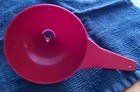 Tupperware 3.75" Funnel # 1227-4 Red — photo 4