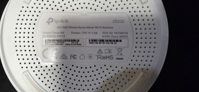 TP-LINK Deco M5 2 Port WiFi Wireless Router (1 Pack) AC1300 v3 - Individual