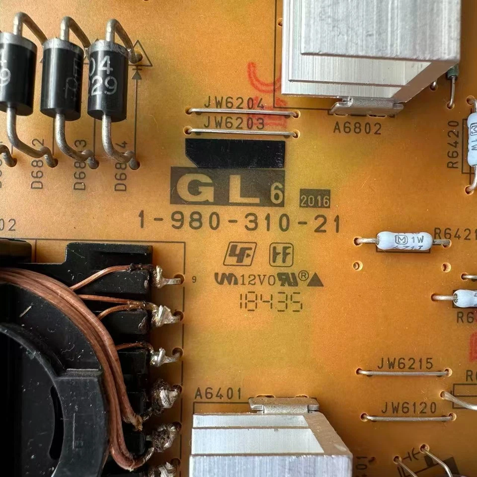 Placa de fuente de alimentación KD-55XF7093 55XF7596 1-980-310-21 APC-395/B 1-474-633-23 Foto 2 de 4