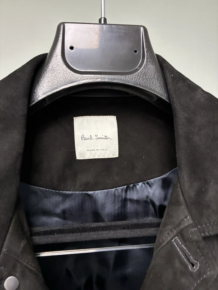 $1995 Brand New Paul Smith Suede Trucker Jacket Size Small - Image 4 of 4