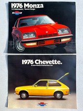 1976 Chevrolet Chevette Monza Dealer Brochures 1976 Chevrolet Chevette Monza Dealer Brochures