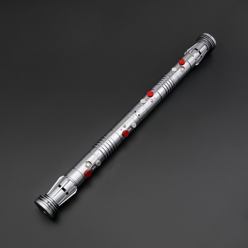 Star Wars Lightsaber Replica Force FX Darth Maul Dueling Rechargeable Metal APP - Afbeelding 3 van 9