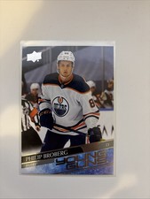 2020-21 Upper Deck Young Guns Philip Broberg #204 Rookie RC Edmonton Oilers