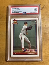 1991 Topps Jim Abbott #285 Operation Desert Shield (ST)