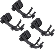 Drum Mic Clip Mount, 4 PCS Adjustable Drum Microphone Mount Clamp Holder, Musica