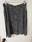 Madewell Womens Cream Black Floral Skirt no size Size 6 — photo 2