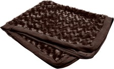 Machine Washable Large Dog Bed Cover - Ultra Plush Faux Fur in Elegant Chocolate