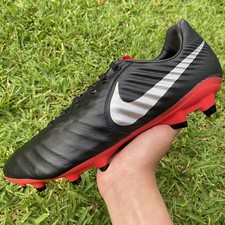Nike Tiempo Legend 7  FG Football Boots, Black/Red, BRAND NEW 