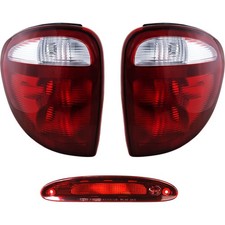 Tail Light Kit For 2001-2003 Dodge Caravan Grand Caravan Lh Rh Clearred Halogen Tail Light Kit For 2001-2003 Dodge Caravan Grand Caravan Lh Rh Clearred Halogen