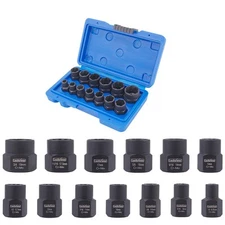 13-Piece Impact Bolt & Nut Remover Set, Nut Extractor Socket, Bolt Remover To...