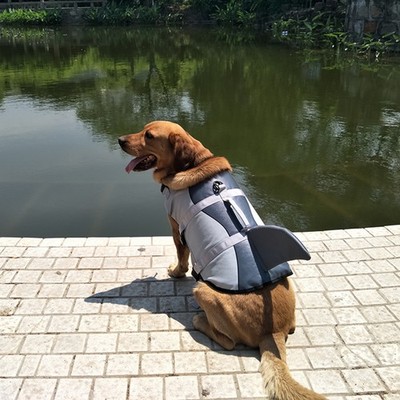 Dog Life Jacket Pet Swimsuit Vest Pet Safety Wear Dog Swimsuit IDKV