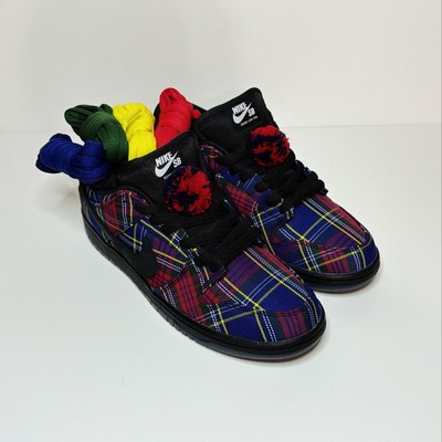 Nike SB Dunk Low Pro QS Nardwuar Tam O  Shanter Hat II1493-600 Men's Size 8.5
