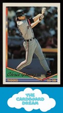 Chris Gomez 1994 Topps Gold #626 RC Rookie Detroit Tigers Baseball Card. rookie card picture