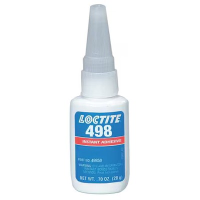 Loctite 135469 Instant Adhesive, 498 Series, Clear, 1 Oz, Bottle