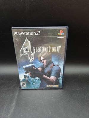 PS2 Resident Evil 4 2005 Sony PlayStation 2 Zombie Video Game Disc Manual 